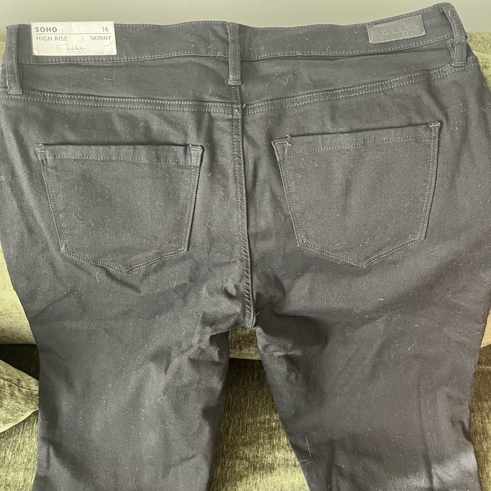 Nicole Miller size 16 high rise skinny jeans